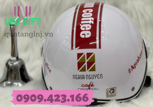 quà tặng nón bảo hiểm in logo