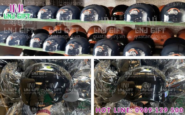 Cam kết tiến độ khi sản xuất nón bảo hiểm quảng cáo số lượng lớn