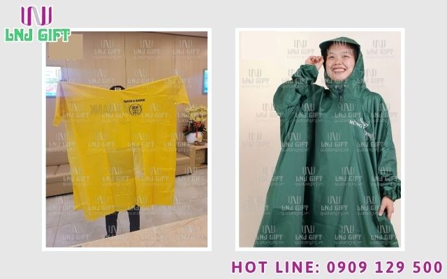 Đồng bộ nhận diện thương hiệu doanh nghiệp trên công trường qua áo mưa in logo công ty