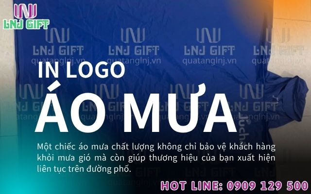 Hiện thực hóa ý tưởng thông qua dịch vụ làm áo mưa theo yêu cầu