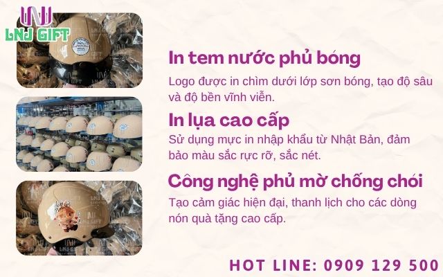 Kỹ thuật in logo lên mũ bảo hiểm phủ bóng cao cấp giúp nâng tầm thương hiệu tài chính