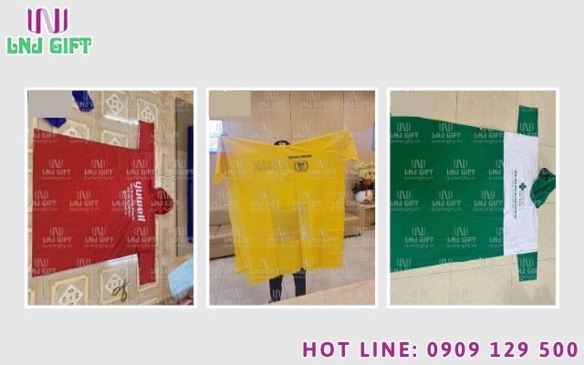 Quy chuẩn phối màu logo nhằm đảm bảo tính đồng bộ trên áo mưa in logo công ty