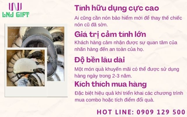 Tại sao nón bảo hiểm quảng cáo là món quà tặng được người tiêu dùng yêu thích nhất?