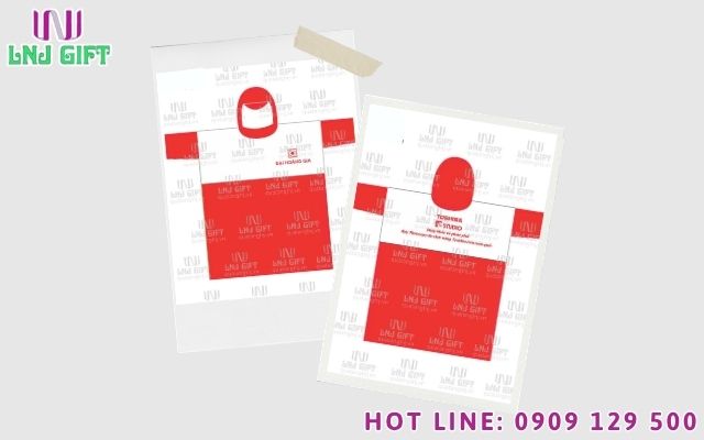 Tăng giá trị thẩm mỹ từ khâu đóng gói hộp quà đối với mẫu áo mưa thiết kế riêng