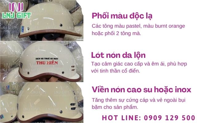 Tạo điểm nhấn khác biệt với nón bảo hiểm phong cách