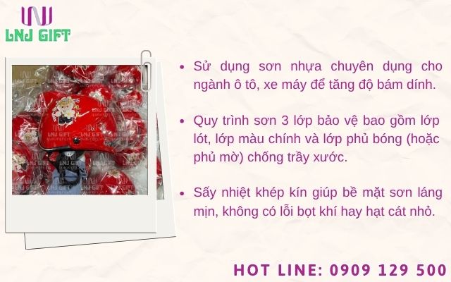 Ứng dụng công nghệ sơn mũ bảo hiểm theo yêu cầu chống phai màu