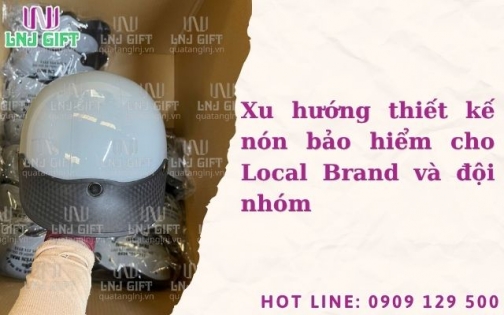Xu hướng thiết kế nón bảo hiểm cho Local Brand và đội nhóm