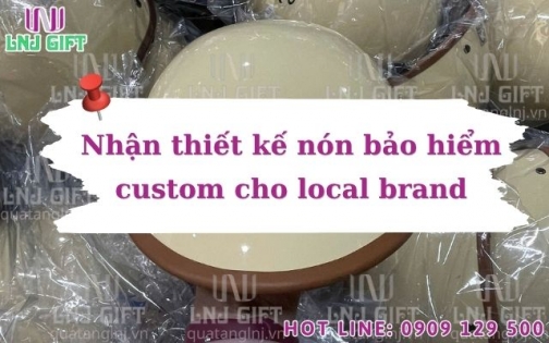 Nhận thiết kế nón bảo hiểm custom cho local brand