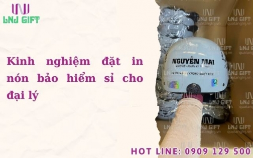 Kinh nghiệm đặt in nón bảo hiểm sỉ cho đại lý