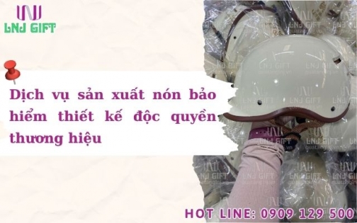 Dịch vụ sản xuất nón bảo hiểm thiết kế độc quyền thương hiệu