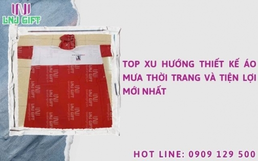 Top xu hướng thiết kế áo mưa thời trang và tiện lợi mới nhất