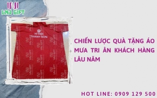 Chiến lược quà tặng áo mưa tri ân khách hàng lâu năm