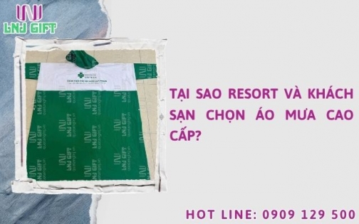 Tại sao resort và khách sạn chọn áo mưa cao cấp