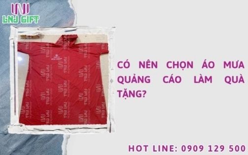 Có nên chọn áo mưa quảng cáo làm quà tặng