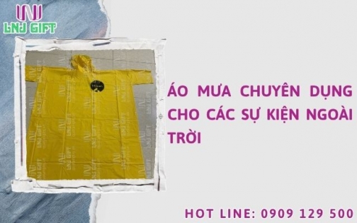 Áo mưa chuyên dụng cho các sự kiện ngoài trời