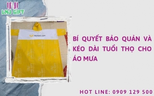 Bí quyết bảo quản và kéo dài tuổi thọ cho áo mưa