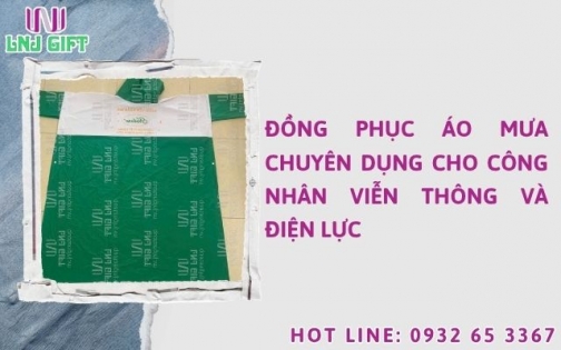 Đồng phục áo mưa chuyên dụng cho công nhân viễn thông và điện lực